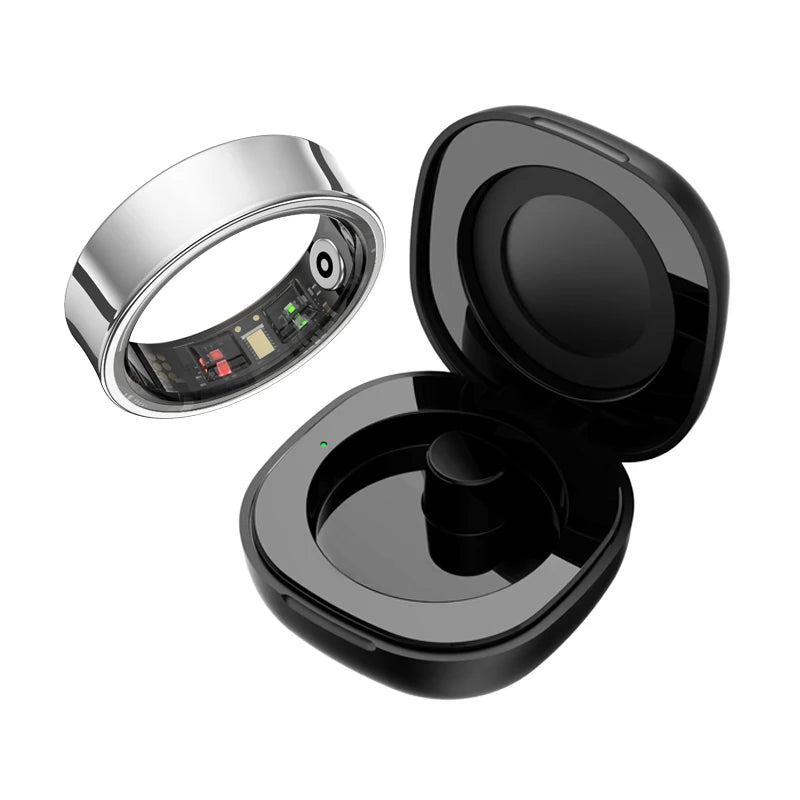 Anillo Inteligente de Salud | Monitor de Sueño, Frecuencia Cardíaca y SpO2 | Smart Ring Premium para Mujer y Hombre | Waterproof IP68