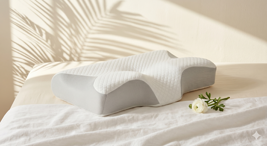 Almohada Ergonómica Cervical 2 en 1 | Espuma Viscoelástica | Adiós Contracturas | Wellness Brands