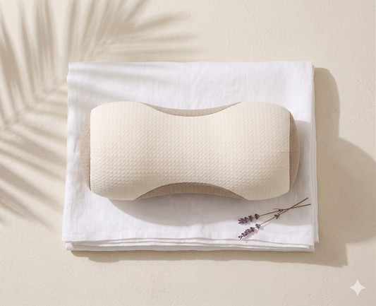 Almohadas cilíndricas de trigo sarraceno transpirables, almohada correctora de tracción para la columna cervical, para alivio del dolor de cuello