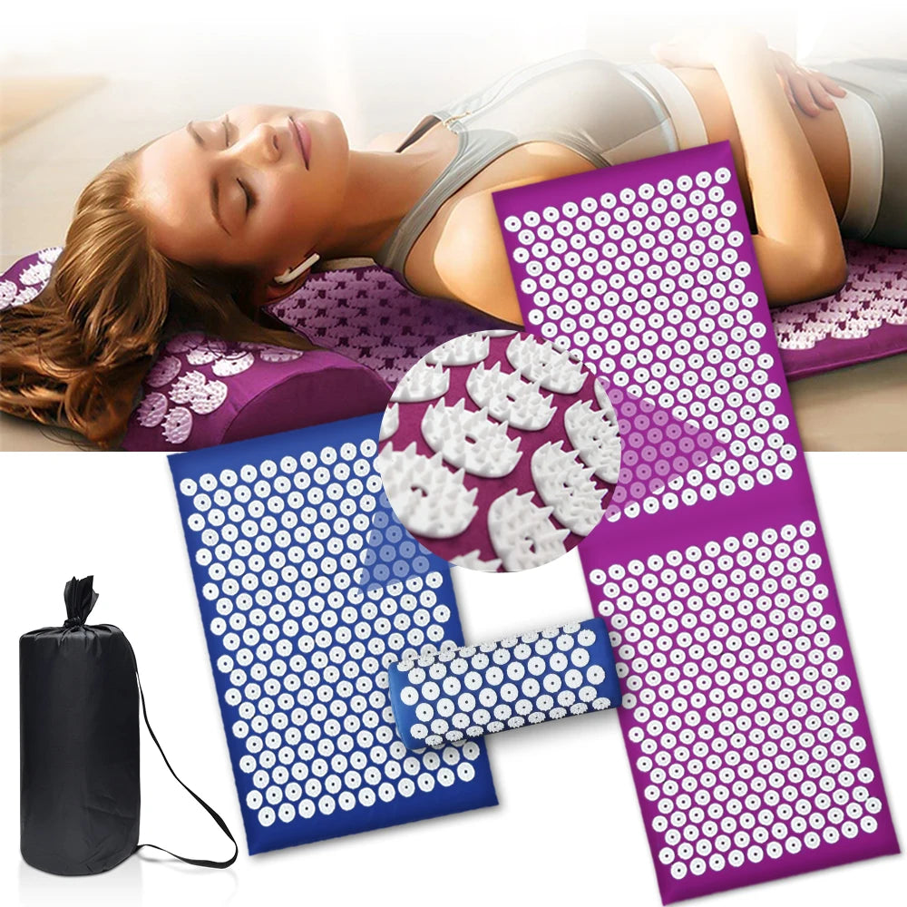 Kit Tapete Acupresión con Almohada 
Cervical | Recovery y Relajación Profunda | 
Bienestar Mujer España"