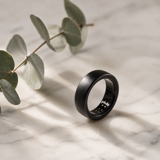 Anillo Inteligente de Salud | Monitor de Sueño, Frecuencia Cardíaca y SpO2 | Smart Ring Premium para Mujer y Hombre | Waterproof IP68
