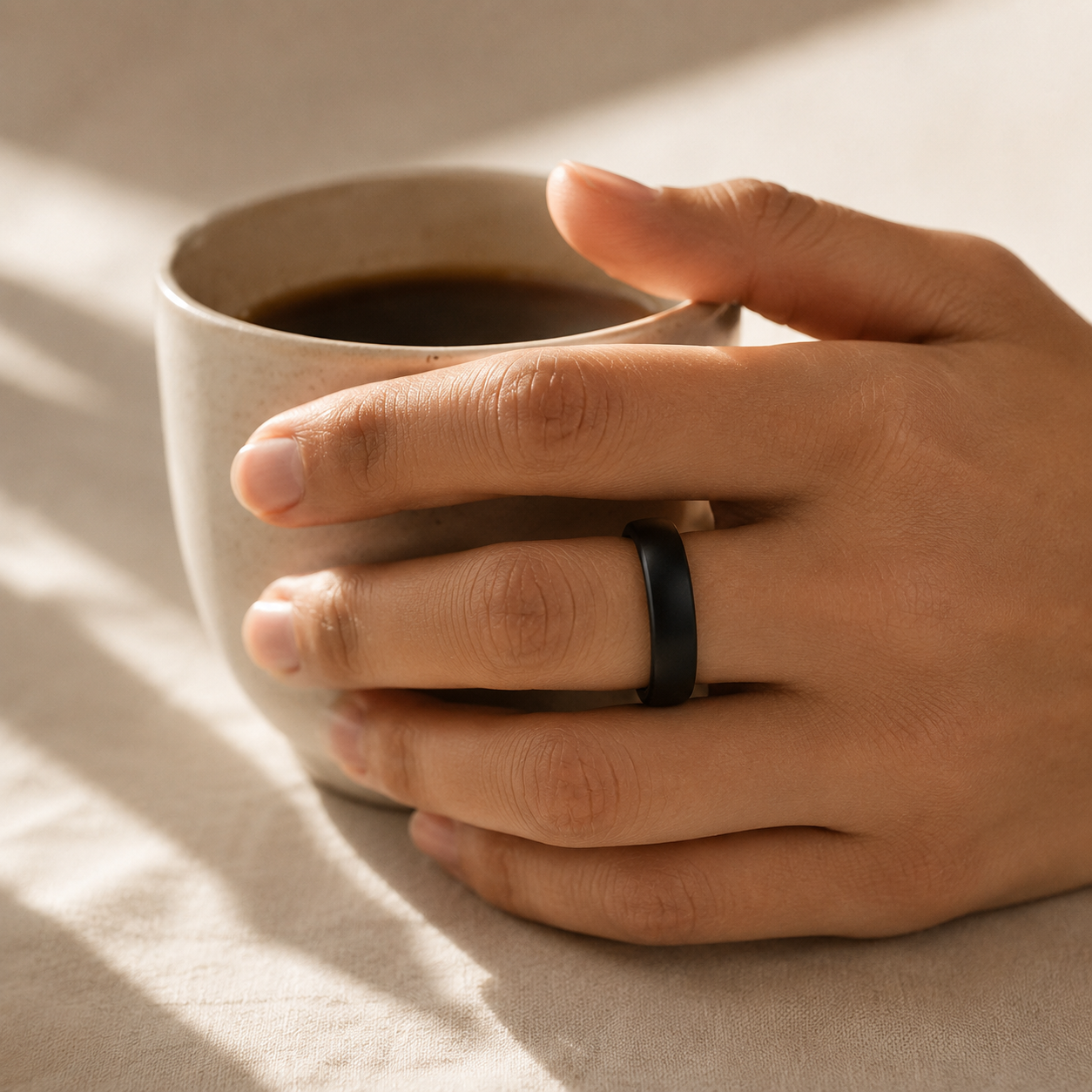 Anillo Inteligente de Salud | Monitor de Sueño, Frecuencia Cardíaca y SpO2 | Smart Ring Premium para Mujer y Hombre | Waterproof IP68