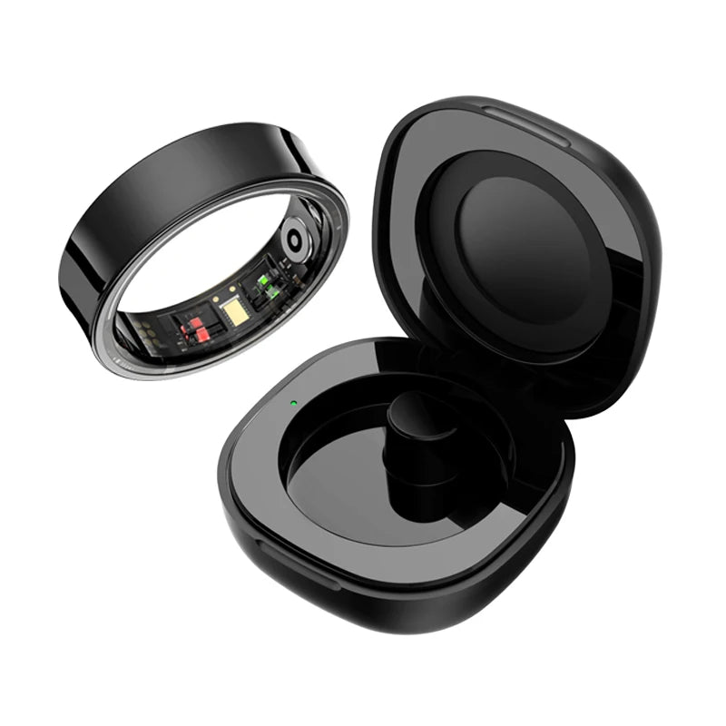 Anillo Inteligente de Salud | Monitor de Sueño, Frecuencia Cardíaca y SpO2 | Smart Ring Premium para Mujer y Hombre | Waterproof IP68