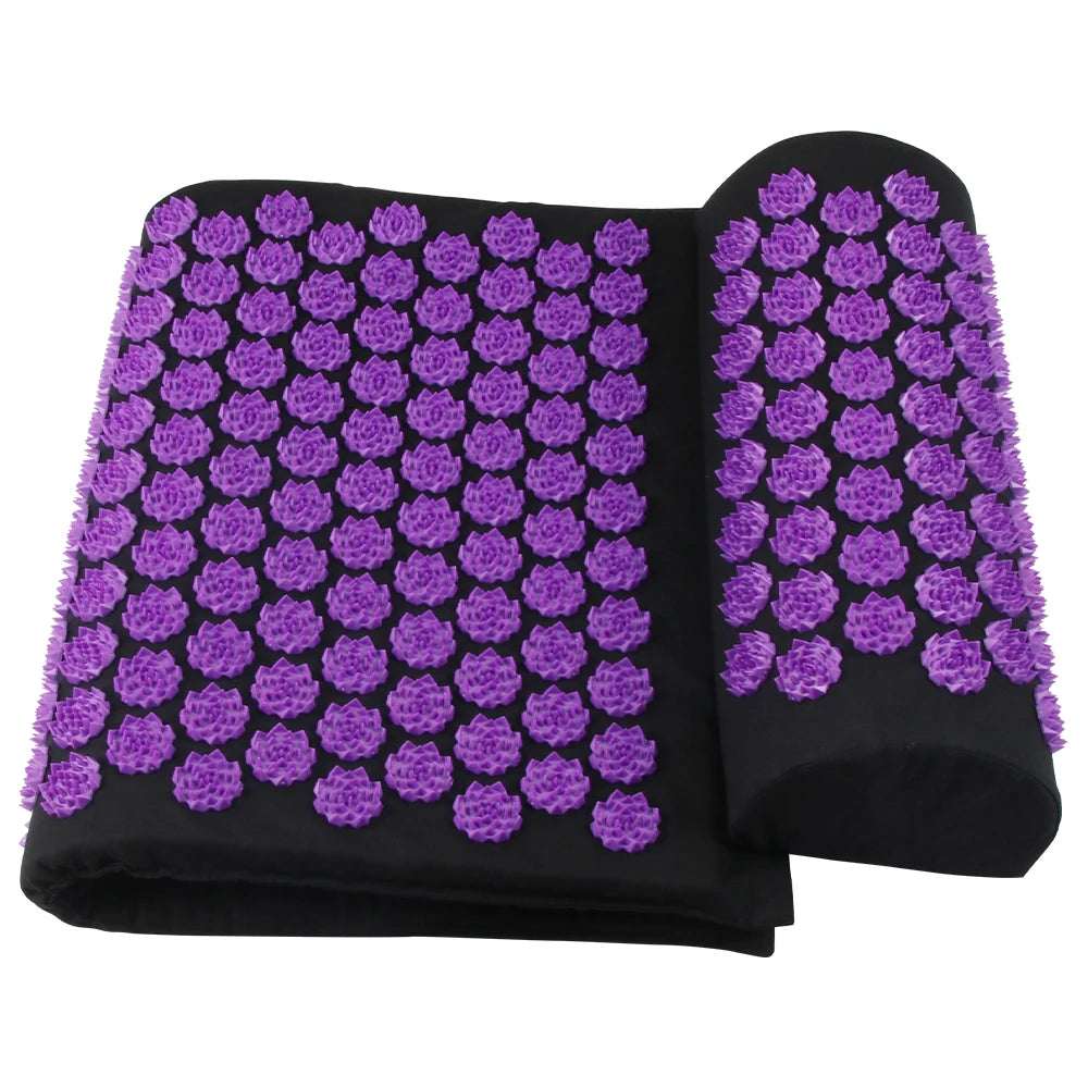 Kit Tapete Acupresión premium con Almohada 
Cervical | Recovery y Relajación Profunda | 
Bienestar Mujer España"