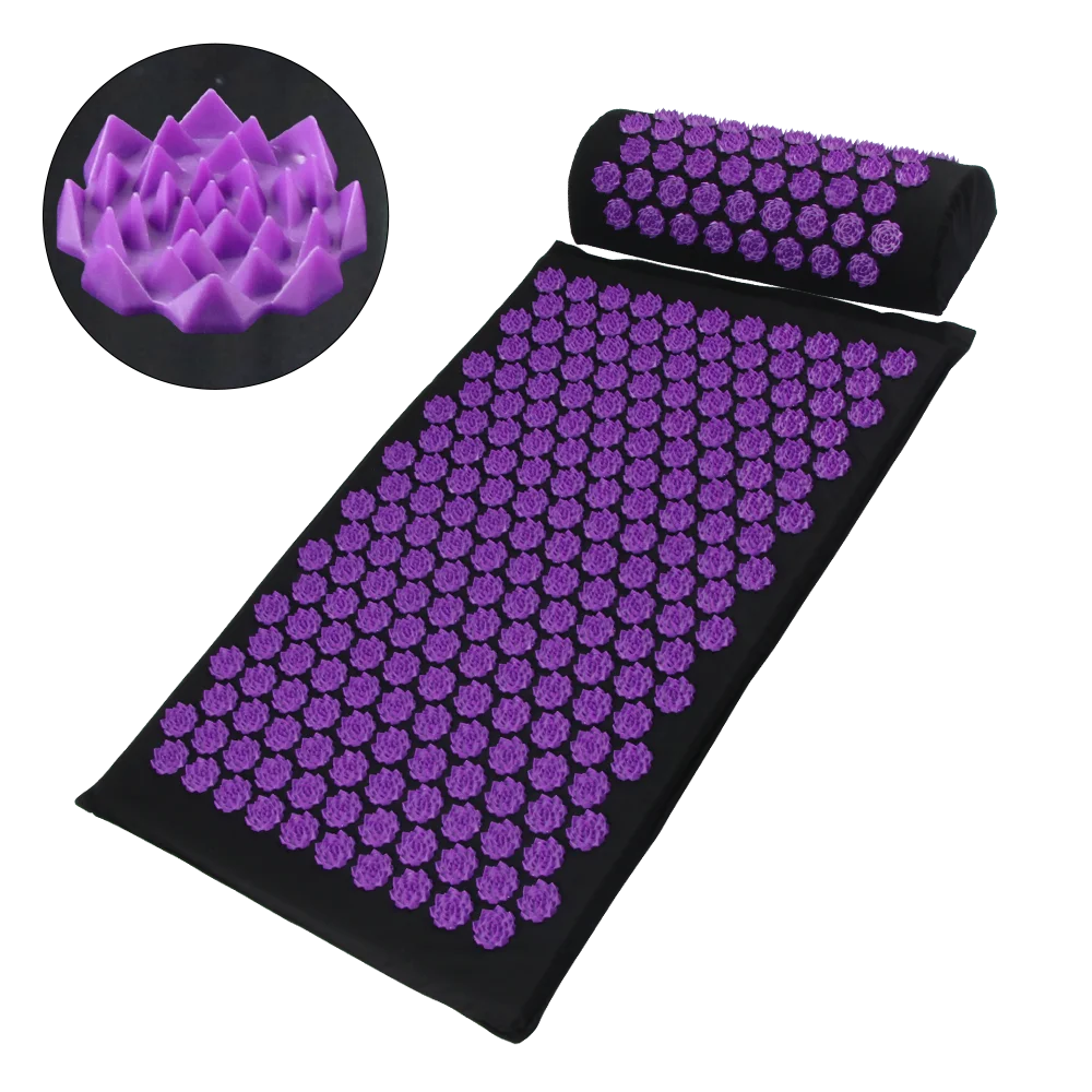 Kit Tapete Acupresión premium con Almohada 
Cervical | Recovery y Relajación Profunda | 
Bienestar Mujer España"