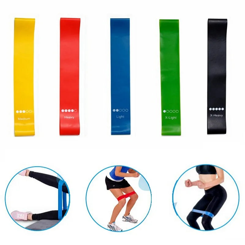 Bandas de resistencia de TPE, conjunto de Fitness, bandas de bucle de goma, entrenamiento de fuerza, expansor de entrenamiento, equipo de gimnasio de Yoga, bucle de goma elástico