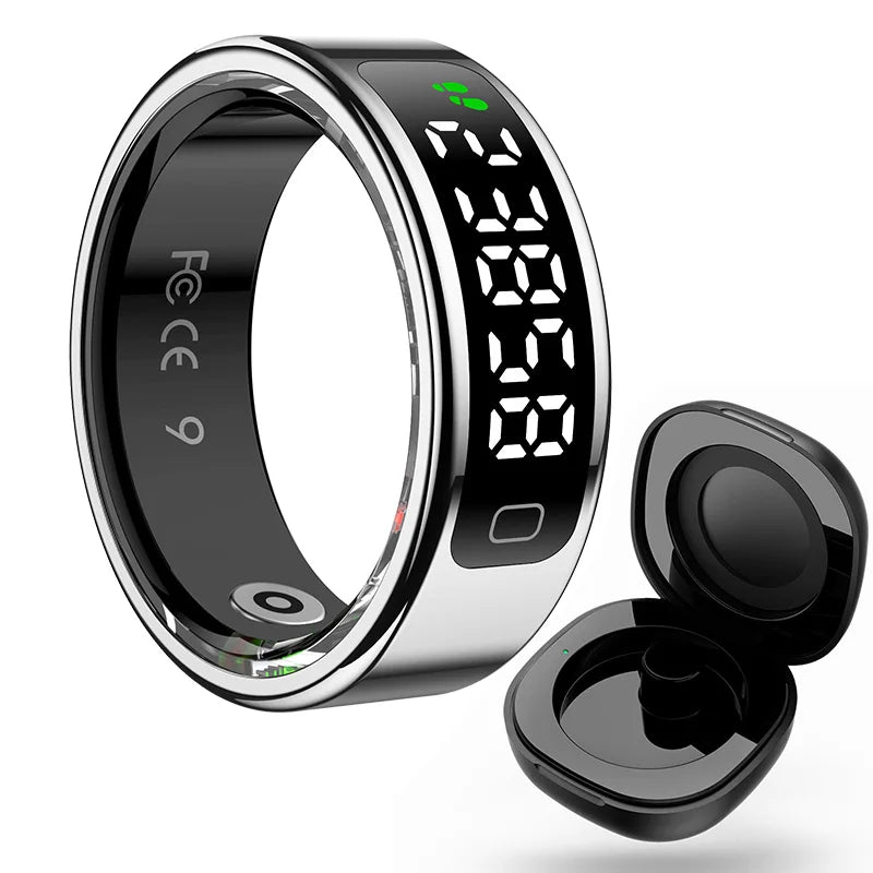 Anillo Inteligente Premium R11C | Monitor de Sueño Avanzado, SpO2 y Presión Arterial | Smart Ring Waterproof para Mujer | Wellness Brands