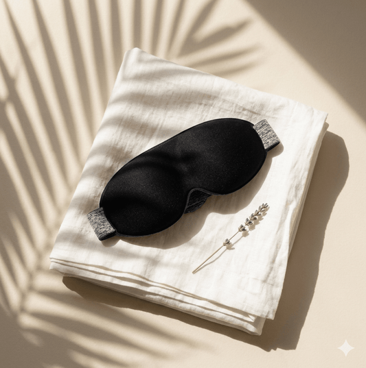 Antifaz para Dormir - Antifaz 3D Transpirable, Suave y Cómodo, Bloquea la Luz, Alivia el Insomnio, Correa Ajustable - Wellness Brands