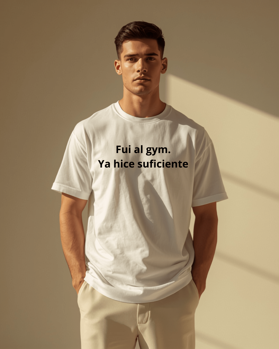 Fui al Gym. Ya Hice Suficiente · Camiseta Oversized WBL - Wellness Brands